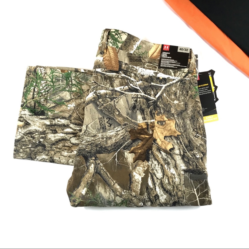 New Under Armour Field Ops Pants Real Tree Edge